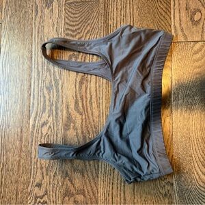 SKIMS Charcoal Bikini Top